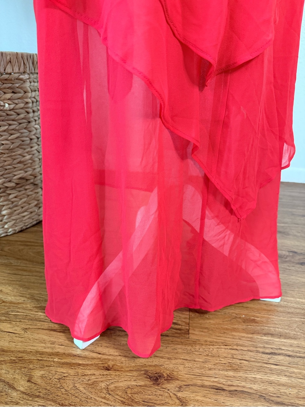 NWT REVOLVE C/MEO Collective Heart Breaker Maxi Dress Red Size XS - Picture 12 of 12